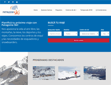 Tablet Screenshot of patagoniaski.com